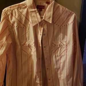 Pearl snap western shirt